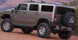 Hummer H2 2008 rear view