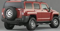 Hummer H3 2008 rear view