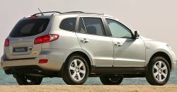 Hyundai Santa Fe 2009 rear view