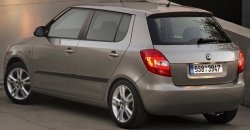 Skoda Fabia 2013 rear view