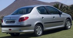 Peugeot 206 2008 rear view