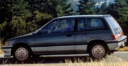 Honda Civic 1985 rear view