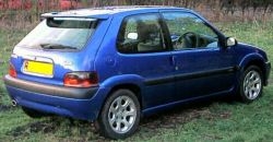 Citroen Saxo 2000 rear view