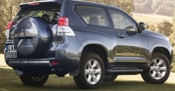 Toyota Land Cruiser Prado SWB 2012 rear view