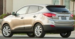 Hyundai Tucson 2012 rear view