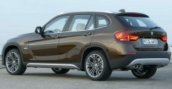 BMW X1 2012 rear view