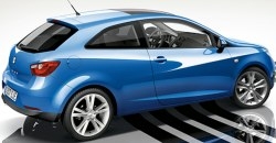 Seat Ibiza 2011 rear view