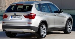 BMW X3 2013 rear view