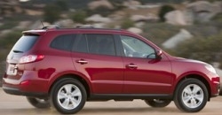 Hyundai Santa Fe 2011 rear view