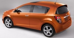 Chevrolet Sonic 2012 rear view