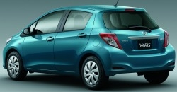 Toyota Yaris 2013 rear view