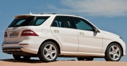 Mercedes-Benz M-Class 2014 rear view