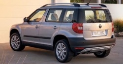 Skoda Yeti 2017 rear view