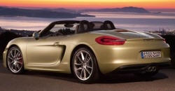 Porsche Boxster 2013 rear view