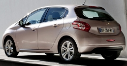 Peugeot 208 2014 rear view