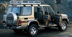 Toyota Land Cruiser 70 2014 rear view