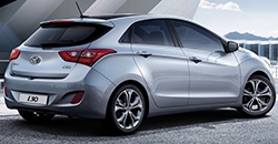 Hyundai i30 2015 rear view