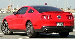 Ford Mustang 2012 rear view