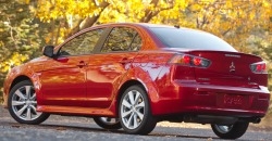 Mitsubishi Lancer EX 2012 rear view