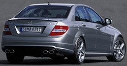 Mercedes-Benz C 63 AMG 2008 rear view