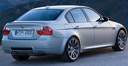 BMW M3 2012 rear view