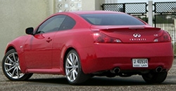 Infiniti G37 Coupe 2009 rear view