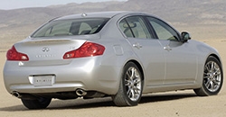 Infiniti G 2009 rear view