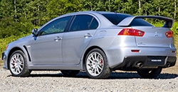 Mitsubishi Lancer Evolution 2016 rear view