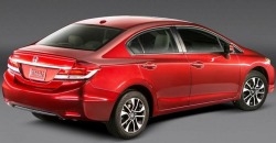 Honda Civic 2013 rear view