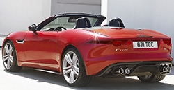 Jaguar F-Type 2014 rear view