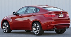 BMW X6 M 2014 rear view