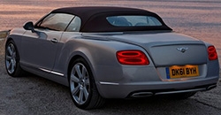 Bentley Continental GTC 2013 rear view