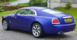 Rolls Royce Wraith 2016 rear view