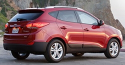 Hyundai Tucson 2015 rear view