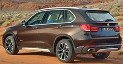 BMW X5 2016 rear view