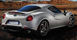 Alfa Romeo 4C 2017 rear view