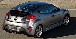 Hyundai Veloster Turbo 2016 rear view