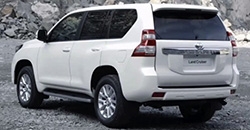 Toyota Land Cruiser Prado 2017 rear view