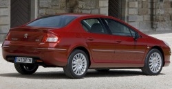 Peugeot 407 2011 rear view