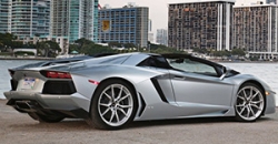 Lamborghini Aventador Roadster 2016 rear view