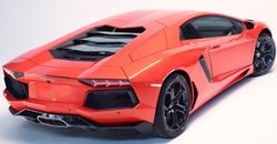 Lamborghini Aventador 2016 rear view