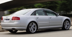 Audi S8 2007 rear view