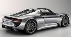 Porsche 918 Spyder 2016 rear view