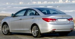 Hyundai Sonata 2014 rear view