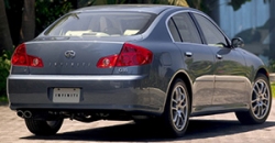 Infiniti G35 2005 rear view