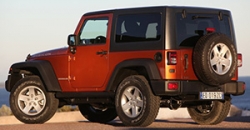 Jeep Wrangler 2014 rear view