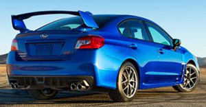 Subaru Impreza WRX STI 2015 rear view