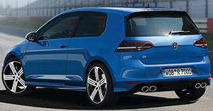 Volkswagen Golf R 2016 rear view