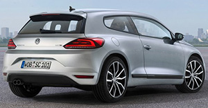 Volkswagen Scirocco 2015 rear view