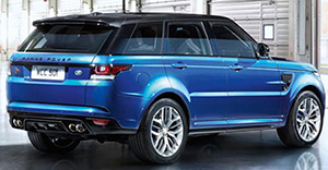 Land Rover Range Rover Sport SVR 2017 rear view